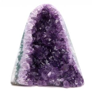 アメジスト クラスター 側面磨き AAA ドゥルーザ 紫水晶 置き物 原石 614g ウルグアイ産 天然石 1点物 2月 誕生石 天然石 amethyst 爆買