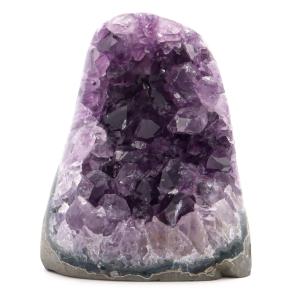 アメジスト クラスター 側面磨き AAA ドゥルーザ 紫水晶 置き物 原石 588g ウルグアイ産 天然石 1点物 2月 誕生石 天然石 amethyst 爆買