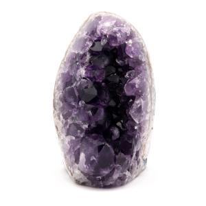 アメジスト クラスター 側面磨き AAA ドゥルーザ 紫水晶 置き物 原石 545g ウルグアイ産 天然石 1点物 2月 誕生石 天然石 amethyst 爆買