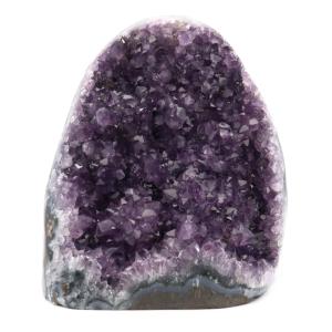 アメジスト クラスター 側面磨き AAA ドゥルーザ 紫水晶 置き物 原石 607g ウルグアイ産 天然石 1点物 2月 誕生石 天然石 amethyst 爆買