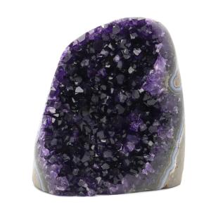 アメジスト クラスター 側面磨き エクストラ グレード EX ドゥルーザ 紫水晶 置き物 原石 1.1kg ウルグアイ産 天然石 1点物 2月 誕生石 天然石 amethyst 爆買