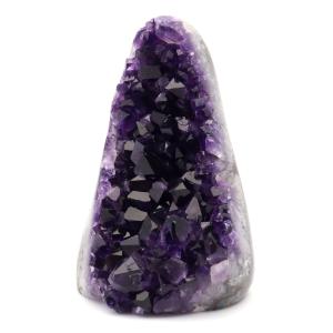 アメジスト クラスター 側面磨き エクストラ グレード EX ドゥルーザ 紫水晶 置き物 原石 821g ウルグアイ産 天然石 1点物 2月 誕生石 天然石 amethyst 爆買