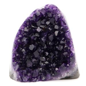 アメジスト クラスター 側面磨き エクストラ グレード EX ドゥルーザ 紫水晶 置き物 原石 767g ウルグアイ産 天然石 1点物 2月 誕生石 天然石 amethyst 爆買