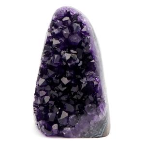 アメジスト クラスター 側面磨き エクストラ グレード EX ドゥルーザ 紫水晶 置き物 原石 808g ウルグアイ産 天然石 1点物 2月 誕生石 天然石 amethyst 爆買
