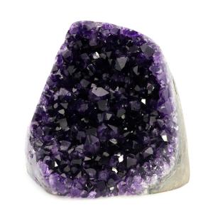 アメジスト クラスター 側面磨き エクストラ グレード EX ドゥルーザ 紫水晶 置き物 原石 1.08kg ウルグアイ産 天然石 1点物 2月 誕生石 天然石 amethyst 爆買