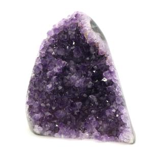 アメジスト クラスター 側面磨き AAA ドゥルーザ 紫水晶 置き物 原石 550g ウルグアイ産 天然石 1点物 2月 誕生石 天然石 amethyst 爆買