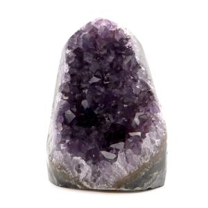 アメジスト クラスター 側面磨き AAA ドゥルーザ 紫水晶 置き物 原石 633g ウルグアイ産 天然石 1点物 2月 誕生石 天然石 amethyst 爆買