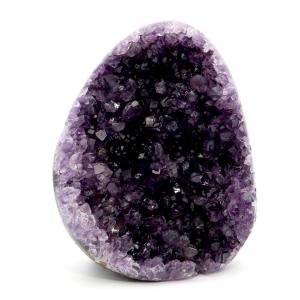 アメジスト クラスター 側面磨き AAA ドゥルーザ 紫水晶 置き物 原石 612g ウルグアイ産 天然石 1点物 2月 誕生石 天然石 amethyst 爆買
