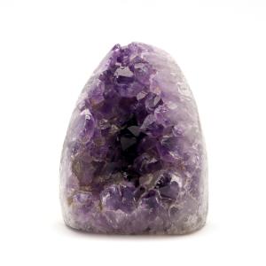 アメジスト クラスター 側面磨き AAA ドゥルーザ 紫水晶 置き物 原石 532g ウルグアイ産 天然石 1点物 2月 誕生石 天然石 amethyst 爆買