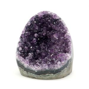 アメジスト クラスター 側面磨き AAA ドゥルーザ 紫水晶 置き物 原石 329g ウルグアイ産 天然石 1点物 2月 誕生石 天然石 amethyst 爆買