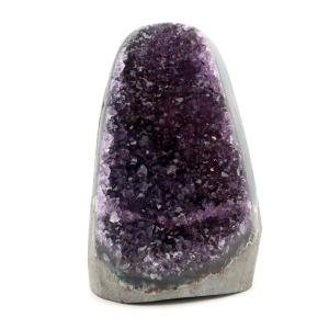アメジスト クラスター 側面磨き AAA ドゥルーザ 紫水晶 置き物 原石 471g ウルグアイ産 天然石 1点物 2月 誕生石 天然石 amethyst 爆買