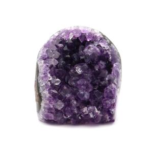 アメジスト クラスター 側面磨き AAA ドゥルーザ 紫水晶 置き物 原石 337g ウルグアイ産 天然石 1点物 2月 誕生石 天然石 amethyst 爆買