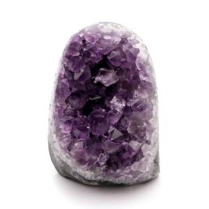 アメジスト クラスター 側面磨き AAA ドゥルーザ 紫水晶 置き物 原石 470g ウルグアイ産 天然石 1点物 2月 誕生石 天然石 amethyst 爆買