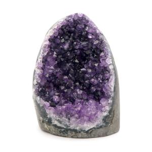 アメジスト クラスター 側面磨き AAA ドゥルーザ 紫水晶 置き物 原石 303g ウルグアイ産 天然石 1点物 2月 誕生石 天然石 amethyst 爆買