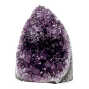 アメジスト クラスター 側面磨き AAA ドゥルーザ 紫水晶 置き物 原石 390g ウルグアイ産 天然石 1点物 2月 誕生石 天然石 amethyst 爆買