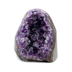 アメジスト クラスター 側面磨き AAA ドゥルーザ 紫水晶 置き物 原石 378g ウルグアイ産 天然石 1点物 2月 誕生石 天然石 amethyst 爆買