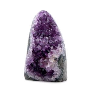 アメジスト クラスター 側面磨き AAA ドゥルーザ 紫水晶 置き物 原石 364g ウルグアイ産 天然石 1点物 2月 誕生石 天然石 amethyst 爆買