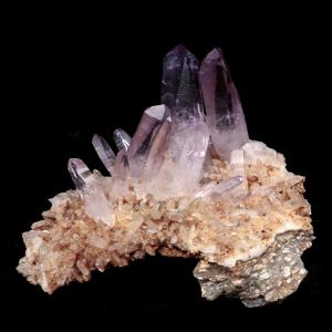ベラクルス アメジスト ポイント クラスター 65g メキシコ産 母岩付き 結晶石 1点もの ツーソン展示会商品 紫水晶 天然石 パワーストーン 原石 標本 鉱石