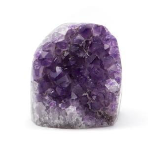 アメジスト クラスター 側面磨き AAA ドゥルーザ 紫水晶 置き物 原石 422g ウルグアイ産 天然石 1点物 2月 誕生石 天然石 amethyst