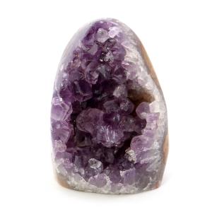 アメジスト クラスター 側面磨き AAA ドゥルーザ 紫水晶 置き物 原石 369g ウルグアイ産 天然石 1点物 2月 誕生石 天然石 amethyst