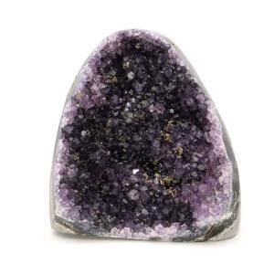アメジスト クラスター 側面磨き AAA ドゥルーザ 紫水晶 置き物 原石 331g ウルグアイ産 天然石 1点物 2月 誕生石 天然石 amethyst