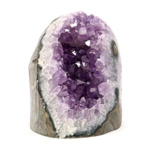 アメジスト クラスター 側面磨き AAA ドゥルーザ 紫水晶 置き物 原石 496g ウルグアイ産 天然石 1点物 2月 誕生石 天然石 amethyst