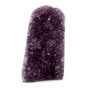アメジスト クラスター 側面磨き AAA ドゥルーザ 紫水晶 置き物 原石 300g ウルグアイ産 天然石 1点物 2月 誕生石 天然石 amethyst
