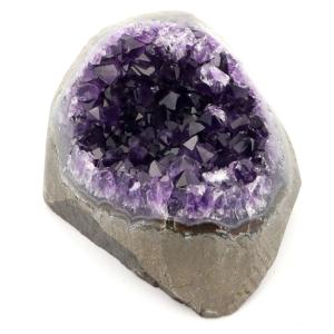 アメジスト クラスター 側面磨き AAA 紫水晶 置き物 原石 472g ウルグアイ産 天然石 1点物 2月 誕生石 敬老の日