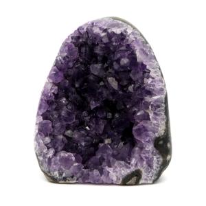 アメジスト クラスター 側面磨き AAA ドゥルーザ 紫水晶 置き物 原石 160g ウルグアイ産 天然石 1点物 2月 誕生石 天然石 amethyst