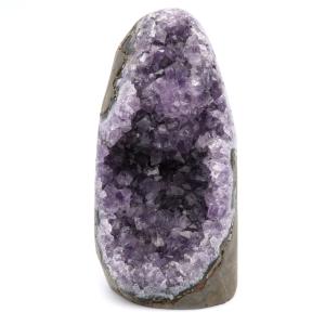 アメジスト クラスター 側面磨き AAA ドゥルーザ 紫水晶 置き物 原石 563g ウルグアイ産 天然石 1点物 2月 誕生石 天然石 amethyst 爆買 クリスマス