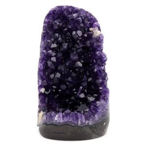 アメジスト クラスター 側面磨き エクストラ グレード EX ドゥルーザ 紫水晶 置き物 原石 1.24kg ウルグアイ産 天然石 1点物 2月 誕生石 天然石 amethyst