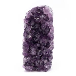 アメジスト クラスター 側面磨き AAA ドゥルーザ 紫水晶 置き物 原石 310g ウルグアイ産 天然石 1点物 2月 誕生石 天然石 amethyst 爆買