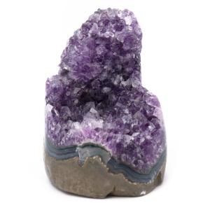 アメジスト クラスター 側面磨き AAA ドゥルーザ 紫水晶 置き物 原石 335g ウルグアイ産 天然石 1点物 2月 誕生石 天然石 amethyst 爆買