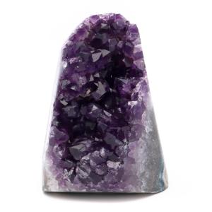 アメジスト クラスター 側面磨き AAA ドゥルーザ 紫水晶 置き物 原石 441g ウルグアイ産 天然石 1点物 2月 誕生石 天然石 amethyst 爆買