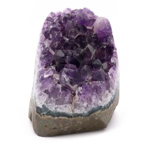 アメジスト クラスター 側面磨き AAA ドゥルーザ 紫水晶 置き物 原石 348g ウルグアイ産 天然石 1点物 2月 誕生石 天然石 amethyst 爆買