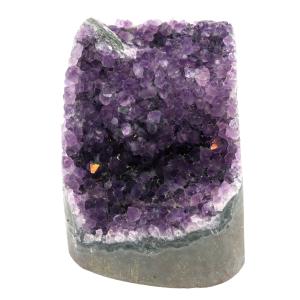 アメジスト クラスター 側面磨き AAA ドゥルーザ 紫水晶 置き物 原石 434g ウルグアイ産 天然石 1点物 2月 誕生石 天然石 amethyst 爆買