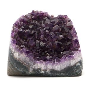 アメジスト クラスター 側面磨き AAA ドゥルーザ 紫水晶 置き物 原石 459g ウルグアイ産 天然石 1点物 2月 誕生石 天然石 amethyst 爆買