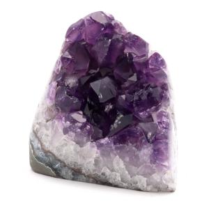 アメジスト クラスター 側面磨き AAA ドゥルーザ 紫水晶 置き物 原石 355g ウルグアイ産 天然石 1点物 2月 誕生石 天然石 amethyst 爆買