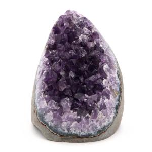 アメジスト クラスター 側面磨き AAA ドゥルーザ 紫水晶 置き物 原石 466g ウルグアイ産 天然石 1点物 2月 誕生石 天然石 amethyst 爆買