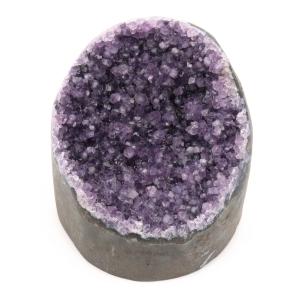 アメジスト クラスター 側面磨き AAA ドゥルーザ 紫水晶 置き物 原石 423g ウルグアイ産 天然石 1点物 2月 誕生石 天然石 amethyst 爆買