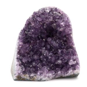 アメジスト クラスター 側面磨き AAA ドゥルーザ 紫水晶 置き物 原石 401g ウルグアイ産 天然石 1点物 2月 誕生石 天然石 amethyst 爆買