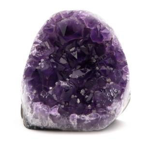 アメジスト クラスター 側面磨き AAA ドゥルーザ 紫水晶 置き物 原石 300g ウルグアイ産 天然石 1点物 2月 誕生石 天然石 amethyst 爆買