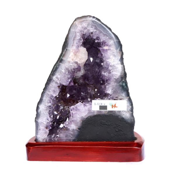 アメジスト ドーム 約1.5kg AA 紫水晶 ジオード カペーラ 晶洞 天然石 ブラジル産 1点物...