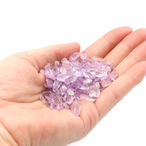 ラベンダーアメジスト さざれ石 本物 サイズ小...の詳細画像4