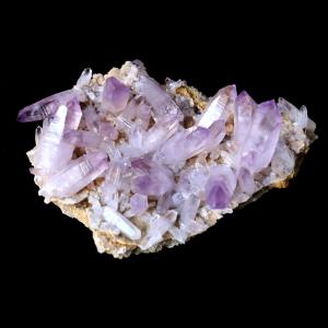 ベラクルス アメジスト ポイント クラスター 56g メキシコ産 母岩付き 結晶石 1点もの ツーソン展示会商品 紫水晶 天然石 パワーストーン 原石 標本 鉱石