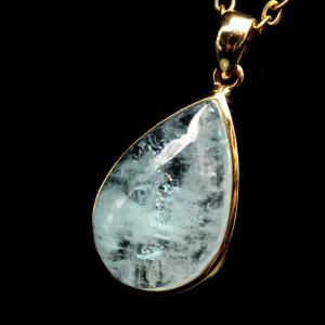 アクアマリン ペンダント 天然石 ネックレス AAA Silver925 1点物 3月 誕生石 藍柱石 パワーストーン ベリル 母の日 ホワイトデー プレゼント