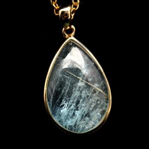 アクアマリン ペンダント 天然石 ネックレス AAA Silver925 1点物 3月 誕生石 藍柱石 パワーストーン ベリル 母の日 ホワイトデー プレゼント