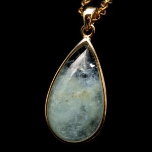 アクアマリン ペンダント 天然石 ネックレス AAA Silver925 1点物 3月 誕生石 藍柱石 パワーストーン ベリル 母の日 ホワイトデー プレゼント