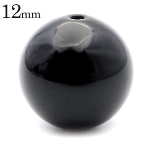 モリオン 12mm ビーズ 粒売り 1粒 黒水晶 モーリオン 本物 天然石 パワーストーン ハンドメイド 手作り 手芸 DIY 爆買