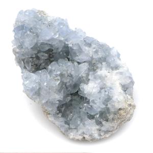 セレスタイト 原石 496g クラスター マダガスカル産 天青石 パワーストーン 天然石 1点もの 天の石 Celestite